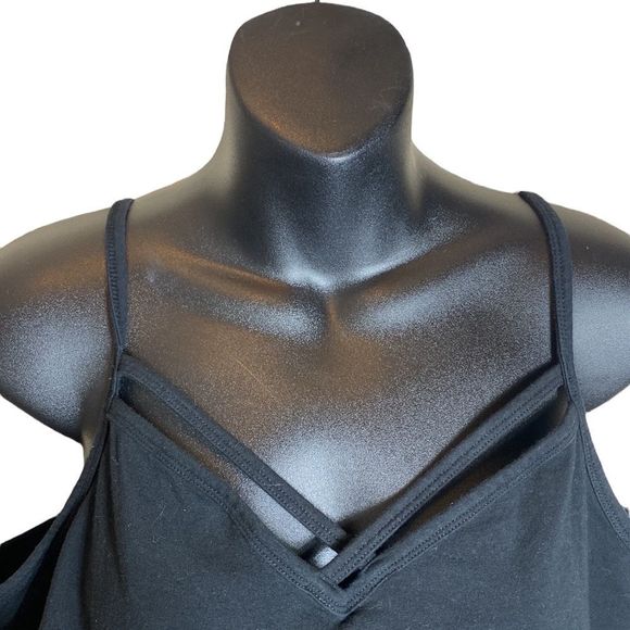 Torrid tank top cami 4x black criss cross fox cami - Picture 5 of 5